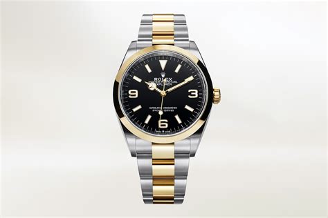 rolex explorer 36mm bi-colour|rolex explorer 36mm for sale.